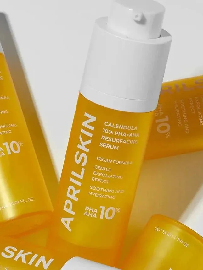 ** BOGO **  APRILSKIN Calendula 10% PHA AHA Resurfacing Serum