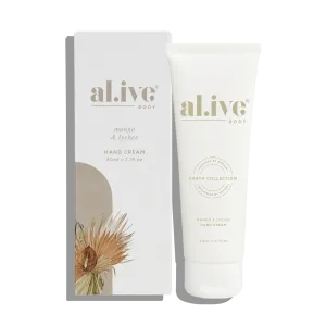 Alive Body hand cream - mango & lychee