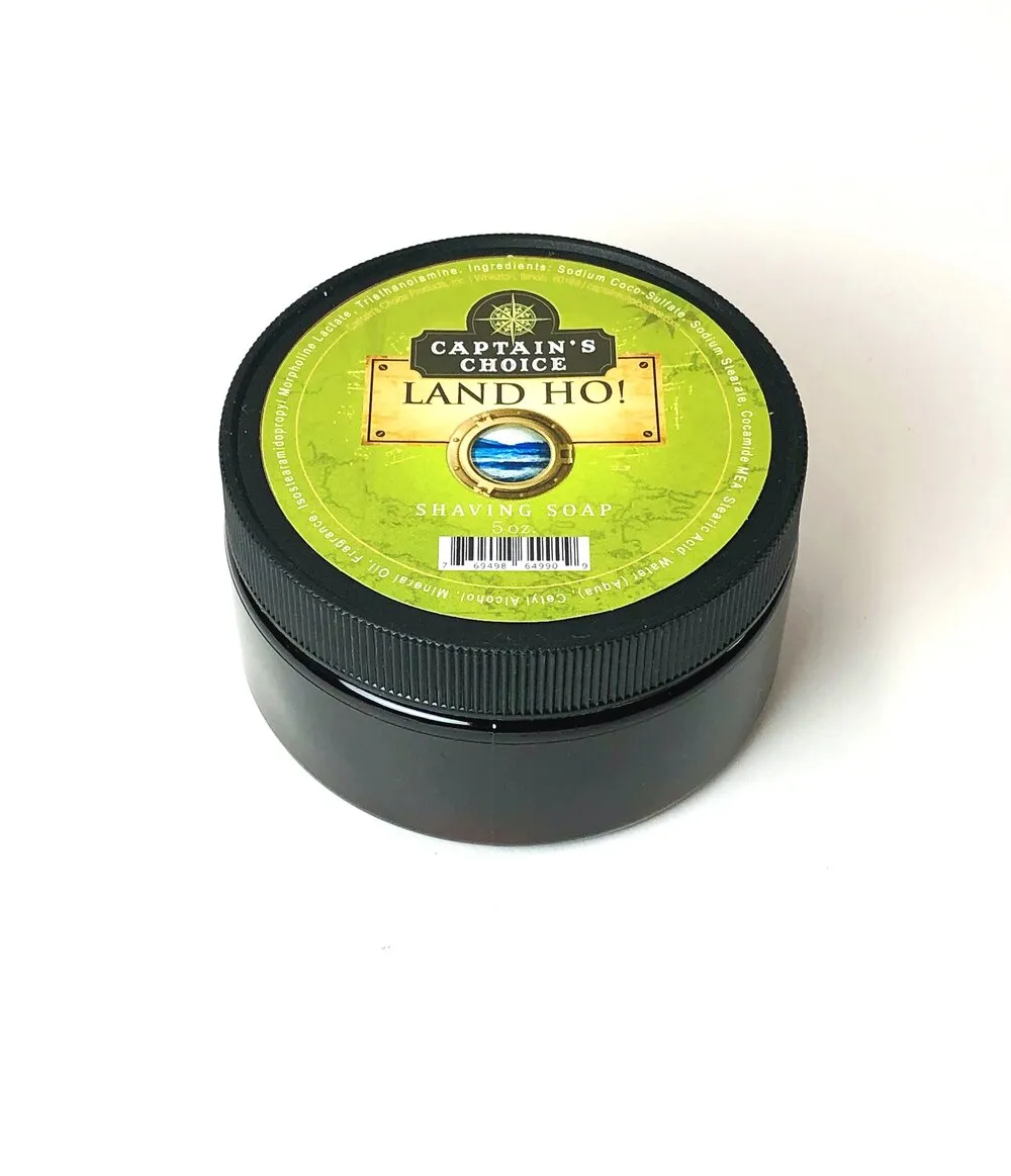 Captain's Choice - Shaving Soap 4oz - Land Ho!