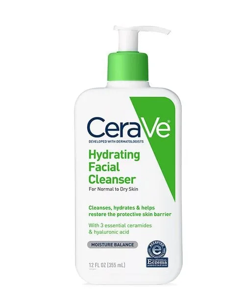 CeraVe Hydrating Facial Cleanser 355 ml - Multi 2 Pcs Pack