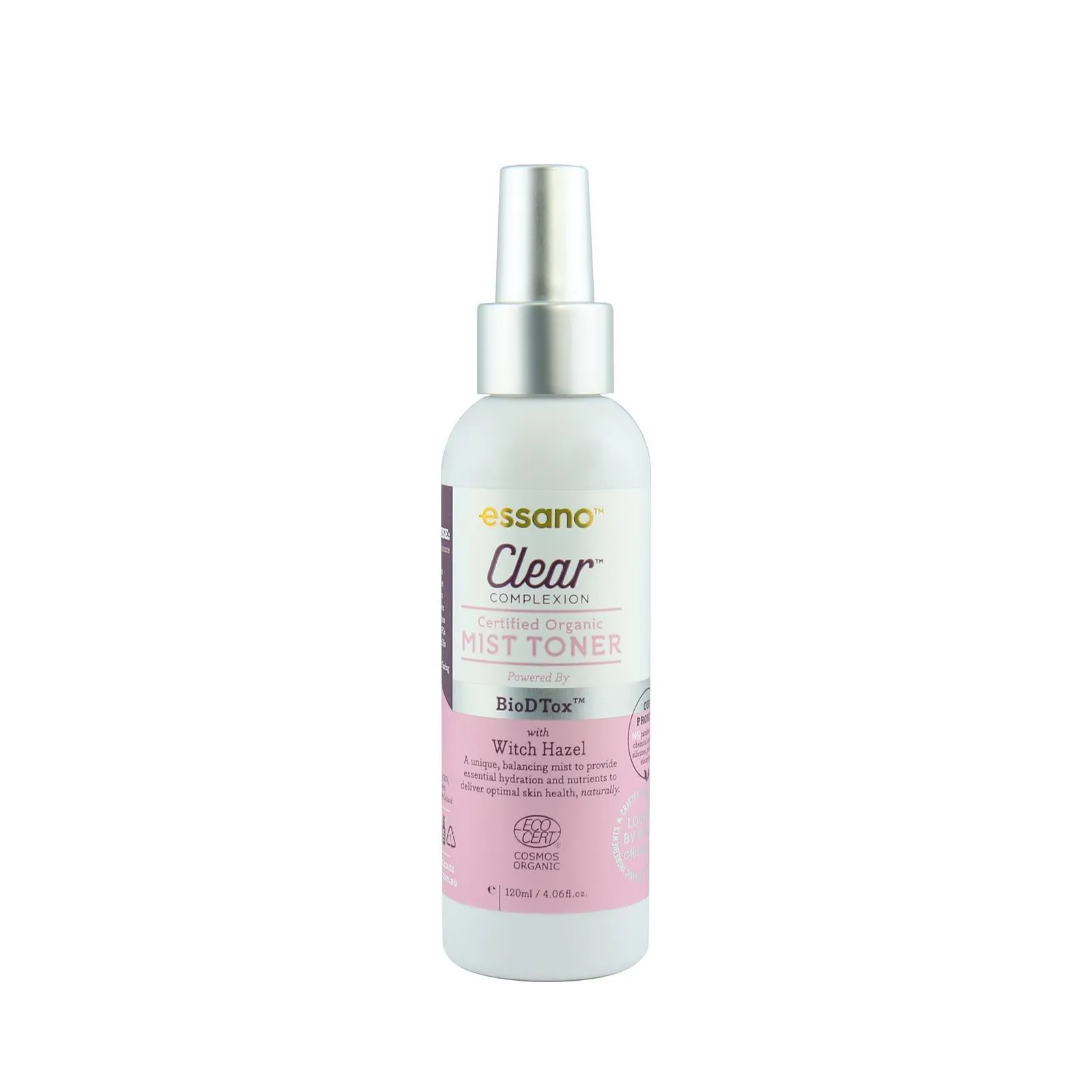 Clear Complexion Certified Organic Mist Toner 120ml