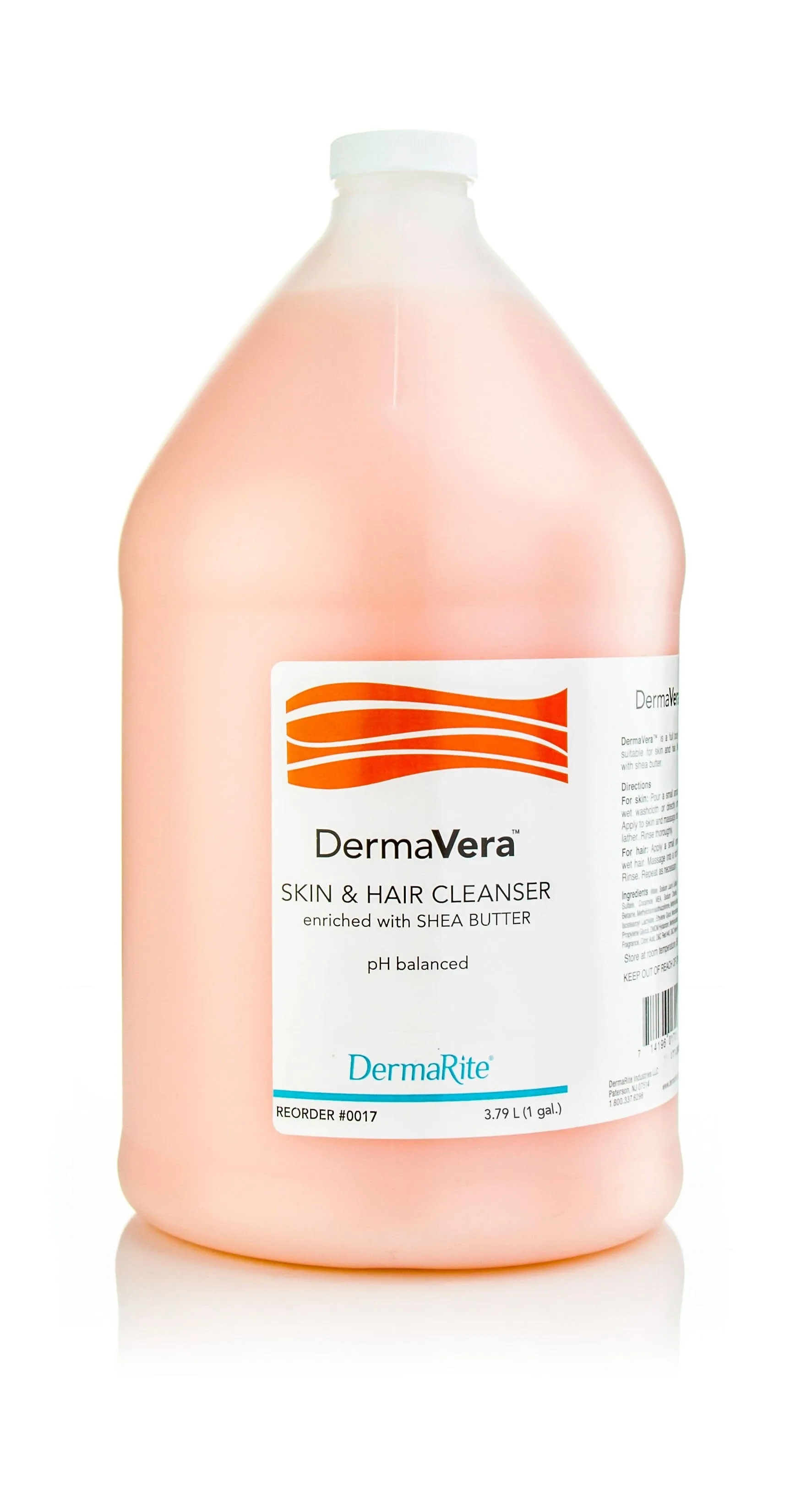 DermaVera Skin and Hair Cleanser, 1 Gallon