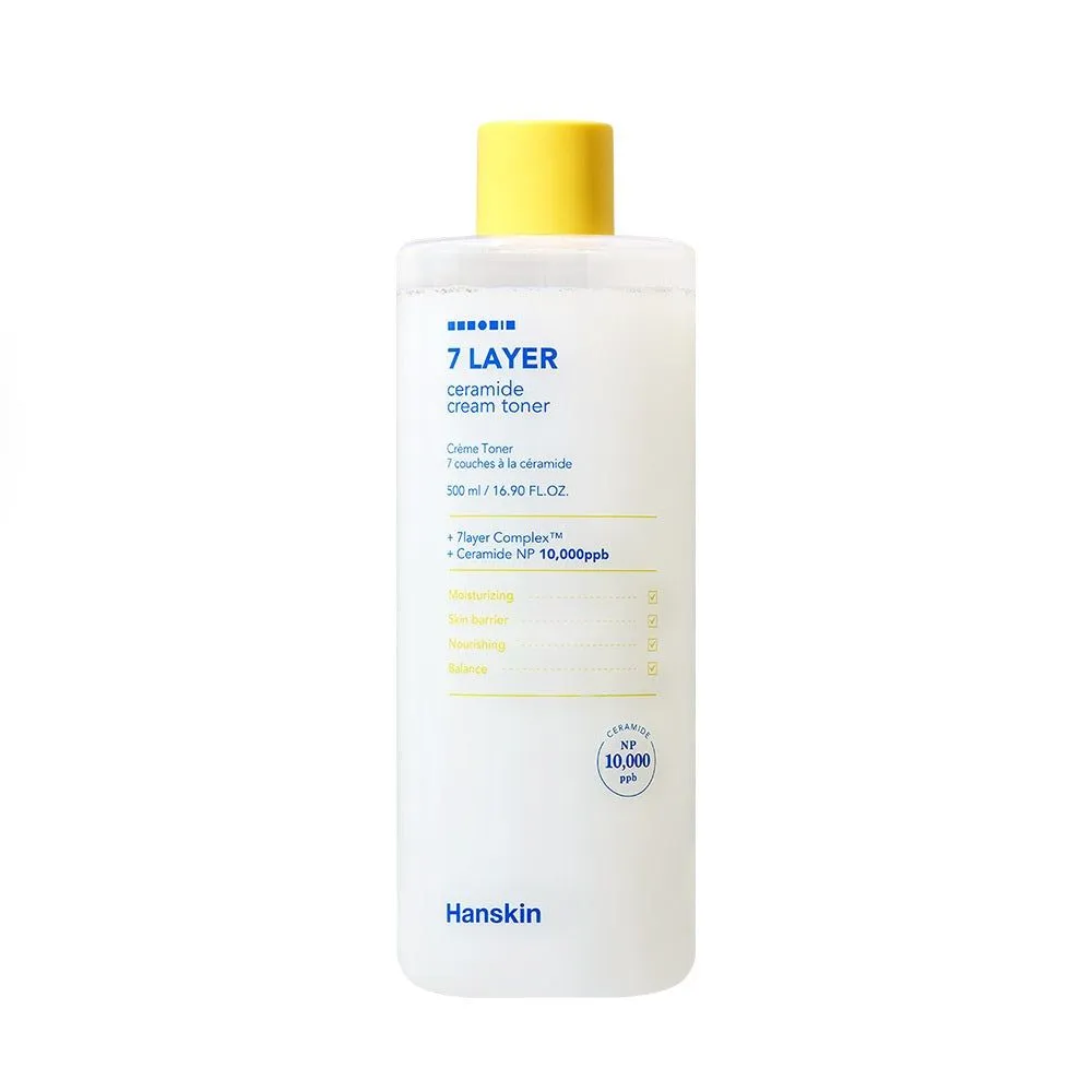 Hanskin Seven Layer Ceramide Cream Toner 500ml