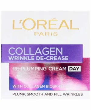 Loreal Paris Collagen Wrinkle De Crease Re Plumping Day Cream