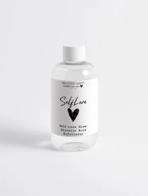 Maiden Art - Self Love Glow -Glycolic Acid Liquid Exfoliator - 3.5% Glycolic Acid, Cranberry & Lingonberry - Cleans, Evens Skin Tone & Reduces Fine Lines for Smooth, radiant skin- For All Skin Types