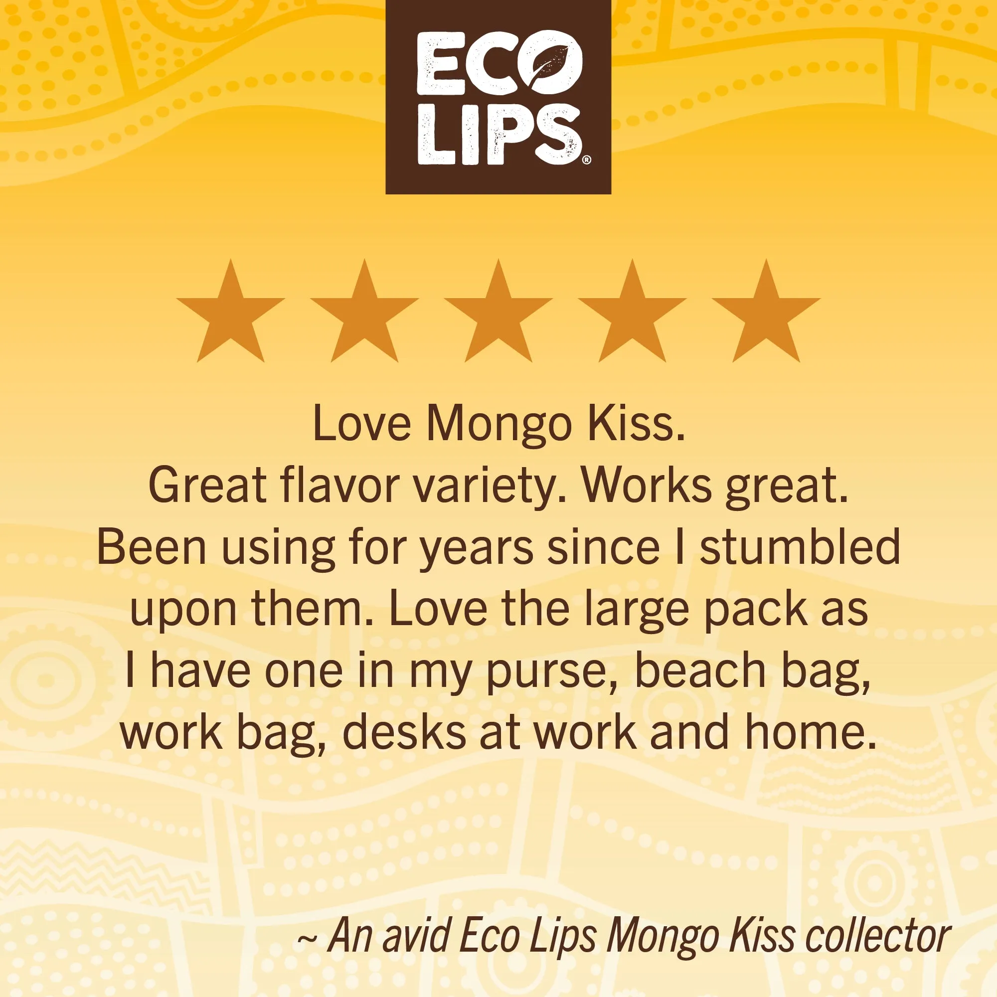 Mongo Kiss® Coconut Organic Lip Balm, 0.25 oz.