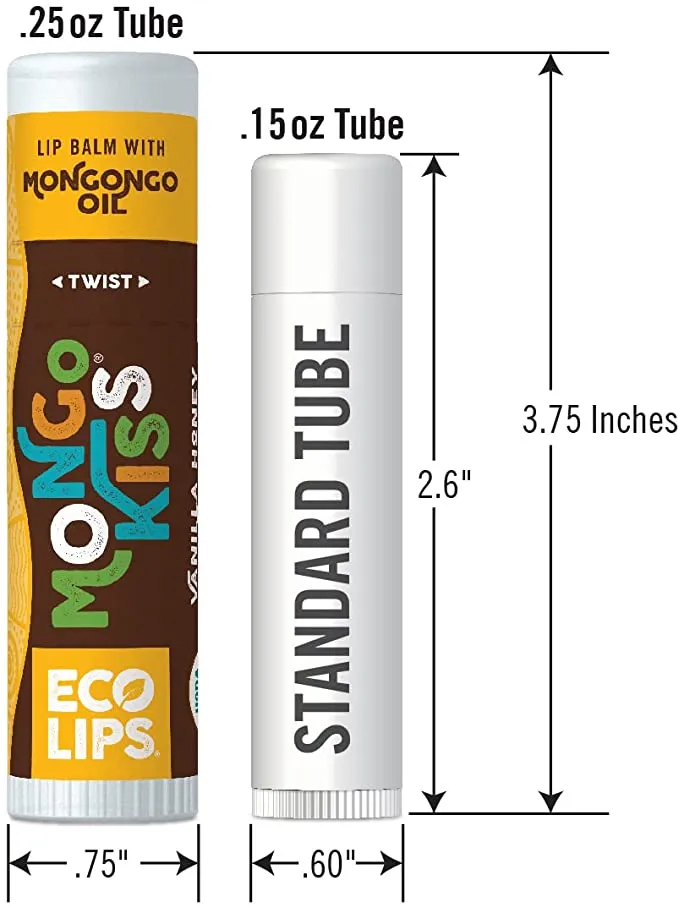 Mongo Kiss® Coconut Organic Lip Balm, 0.25 oz.