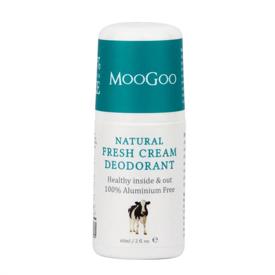 MooGoo Natural Fresh Cream Deodorant Cream 60ml/2oz Exp: 01/26