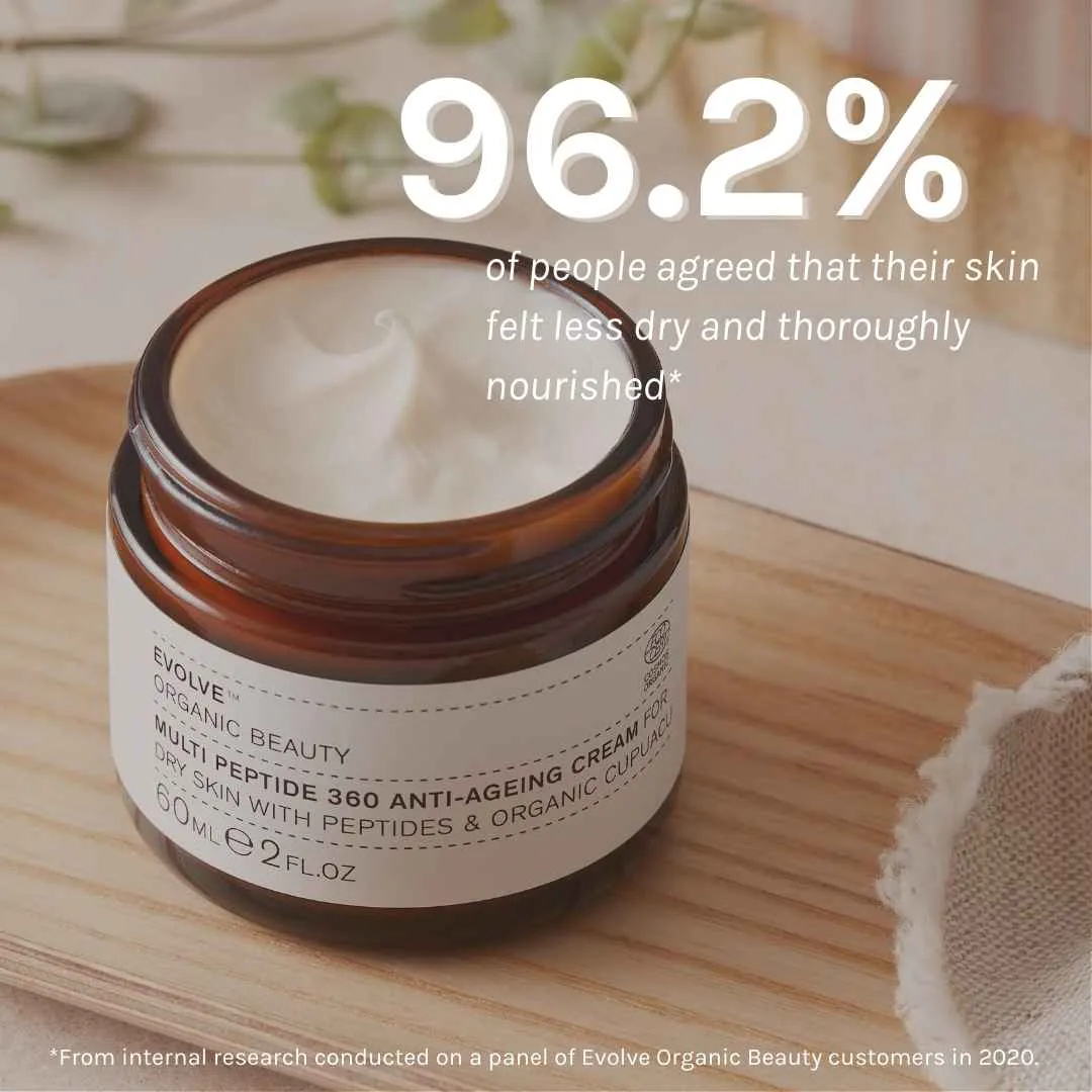 Multi Peptide 360 Anti-Ageing Cream - Evolve Organic Beauty