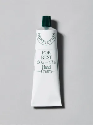 Nonfiction Hand Cream, For Rest