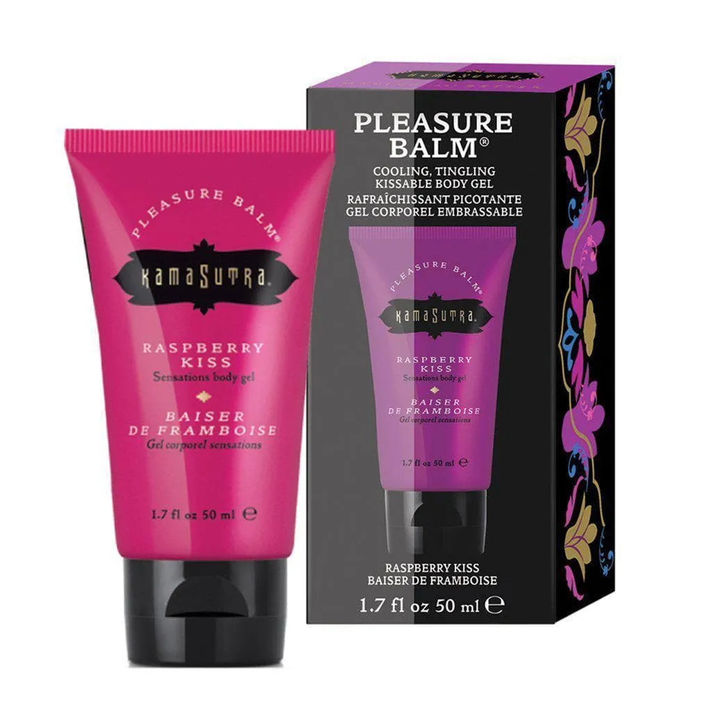 Pleasure Balm Couples Foreplay Kissable Flavored Cooling Sensation Body Gel