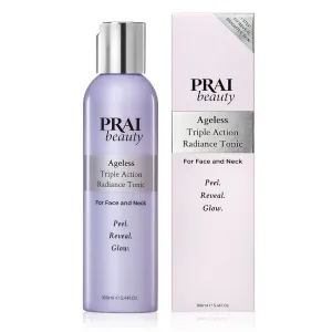 PRAI AGELESS Triple Action Radiance Tonic.