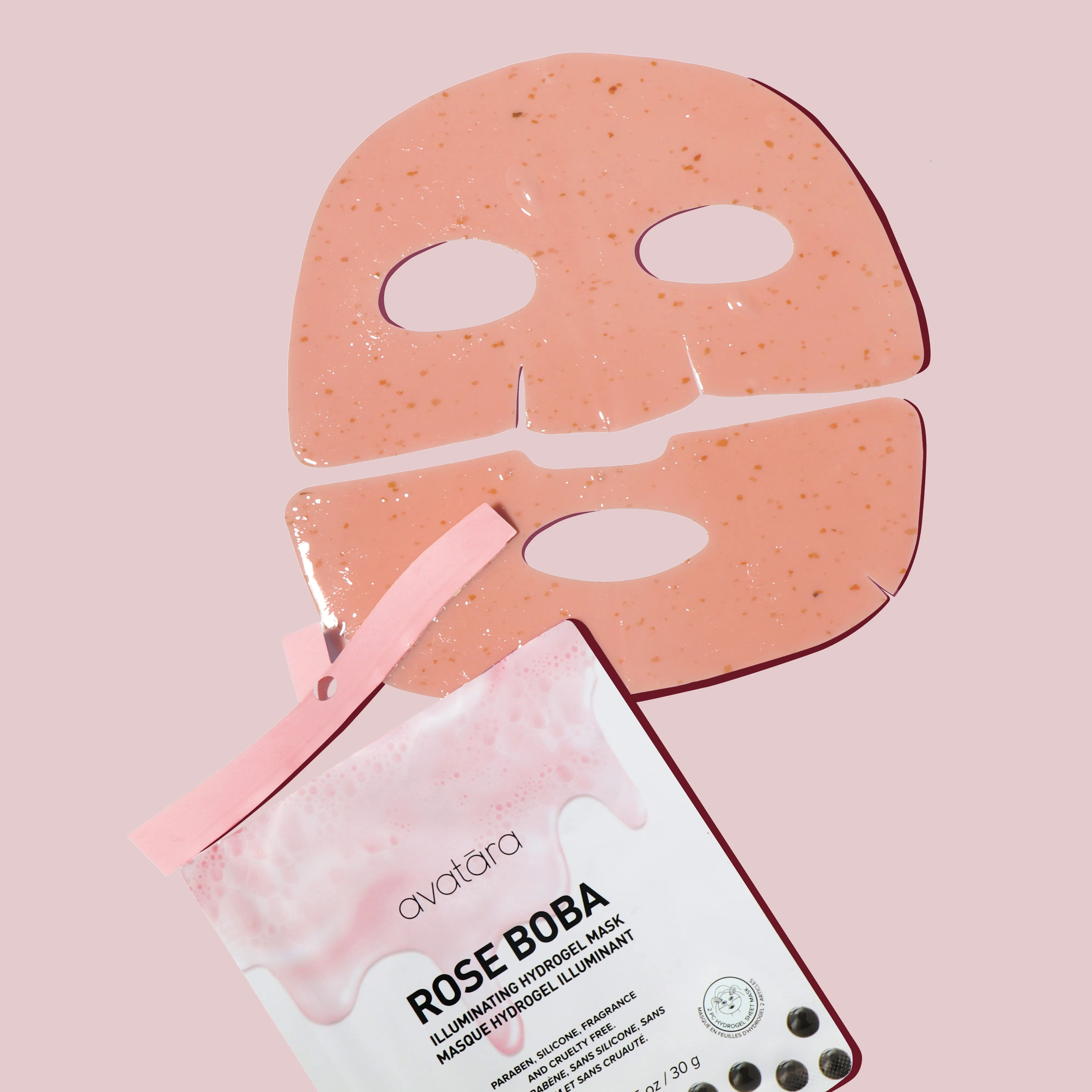 Rose Boba Mask