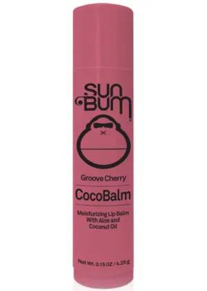 Sun Bum CocoBalm Groove Cherry Moisturizing Lip Balm