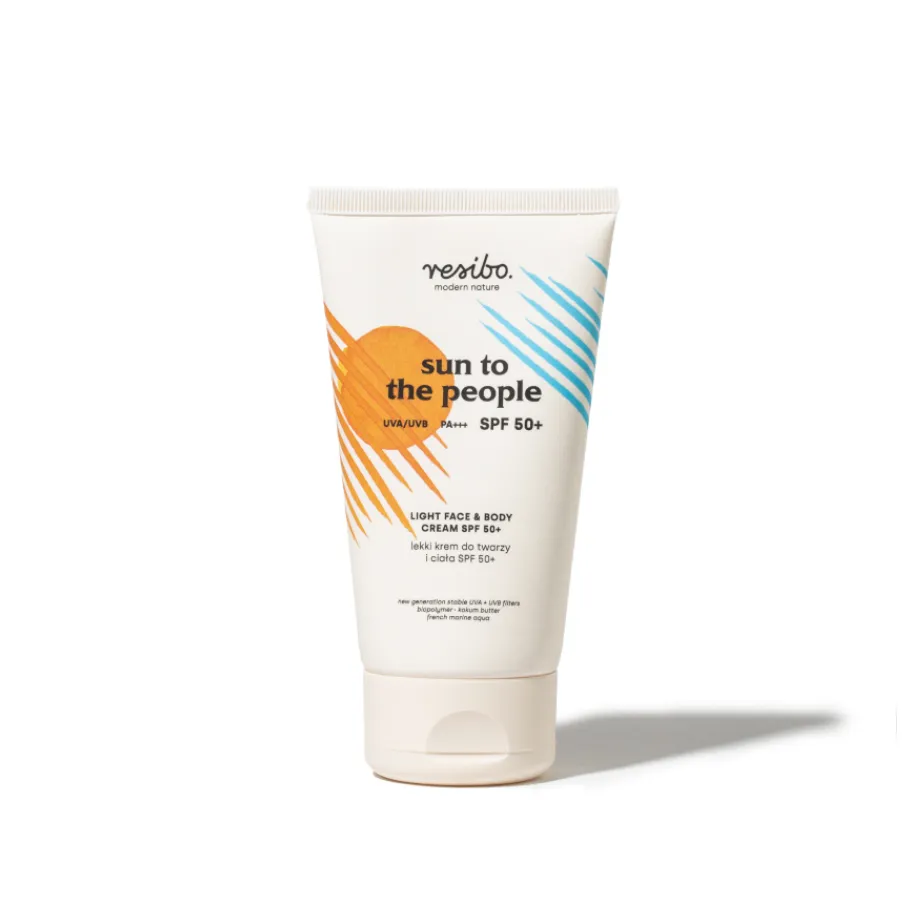 Sun to the People Light Face & Body Cream SPF 50  ( 50ml & 150 ml)